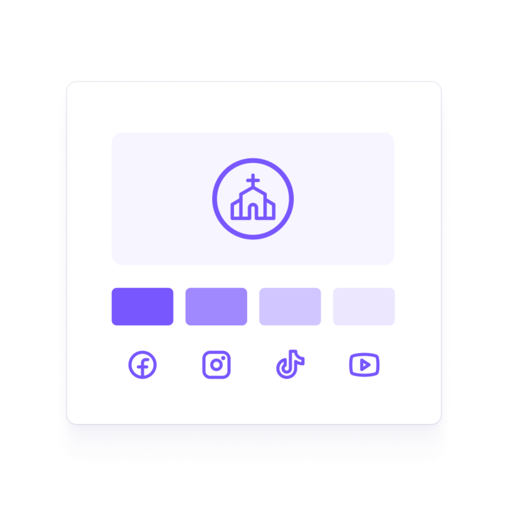 Brand emails with your church logo and colors Church email customization