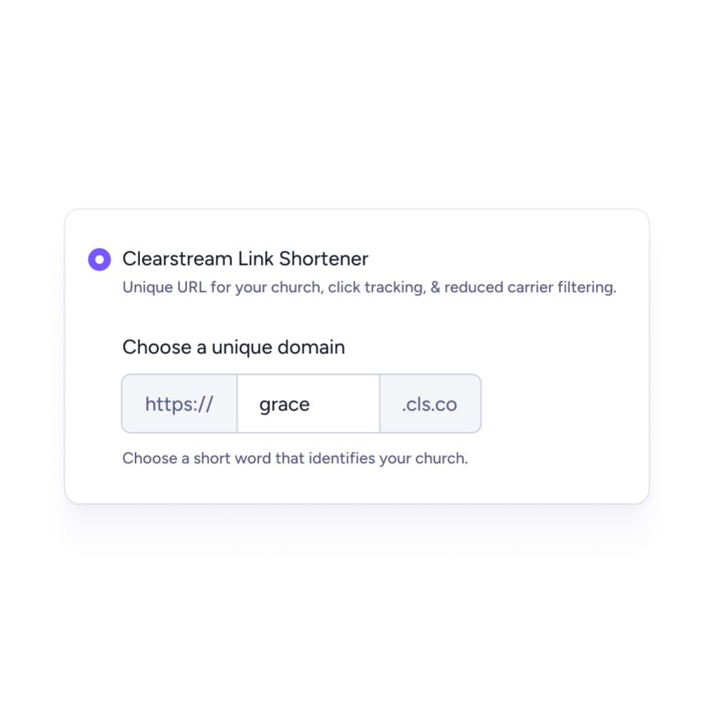 Link Shortening Clearstream link shortener