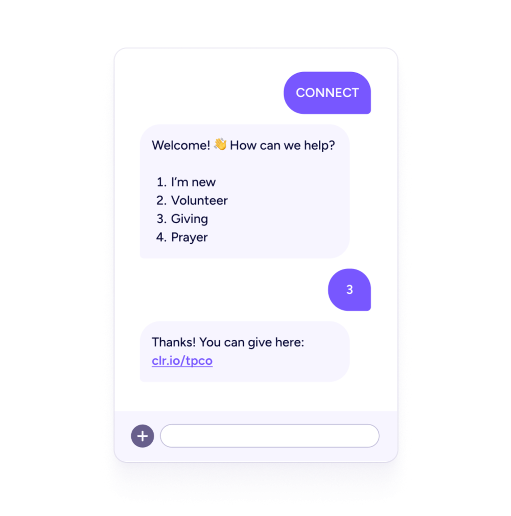 Follow up with visitors Automated workflow