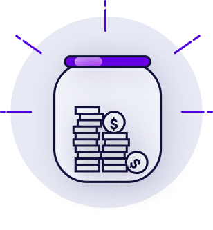 Pricing Jar of coins artwork