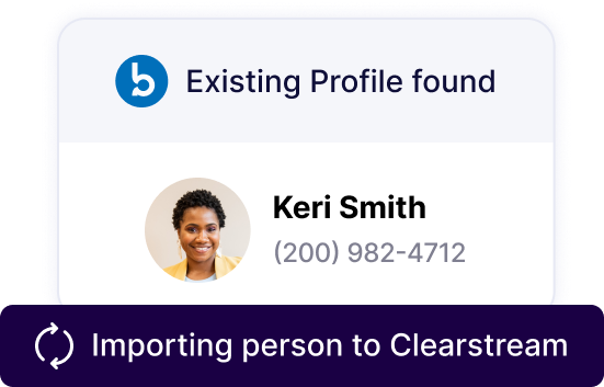 Retrieve profile data from Breeze A Clearstream importy syncing profile information over from Breeze