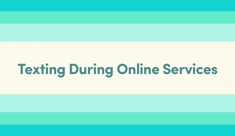 Texting During Online Services Blog Header