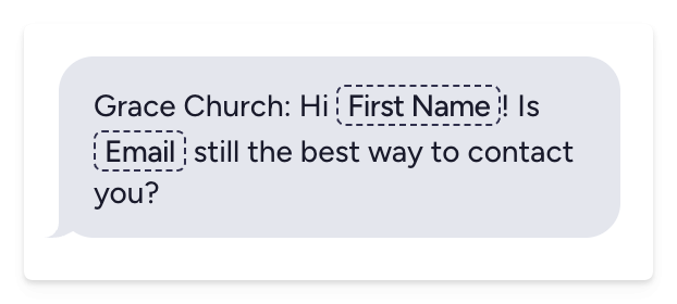 Easily verify contact information Easily verify contact information