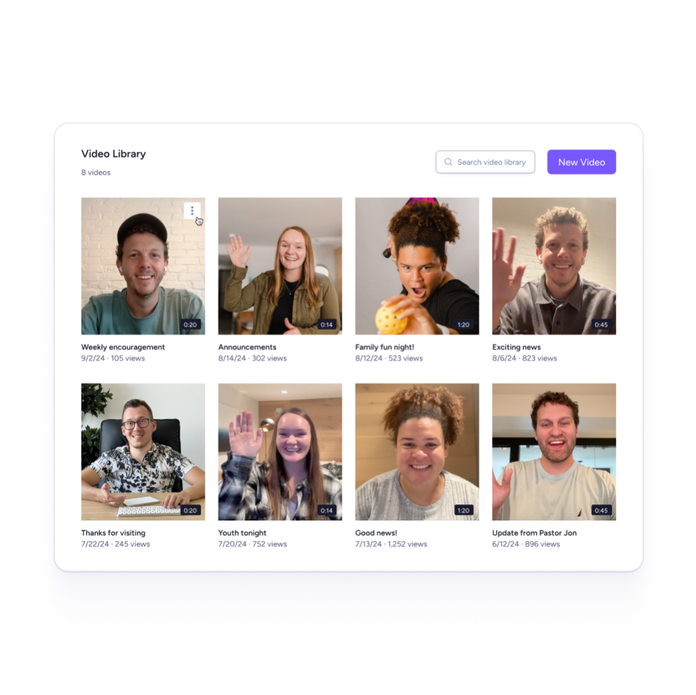 Track metrics in your video library Video library in Clearstream